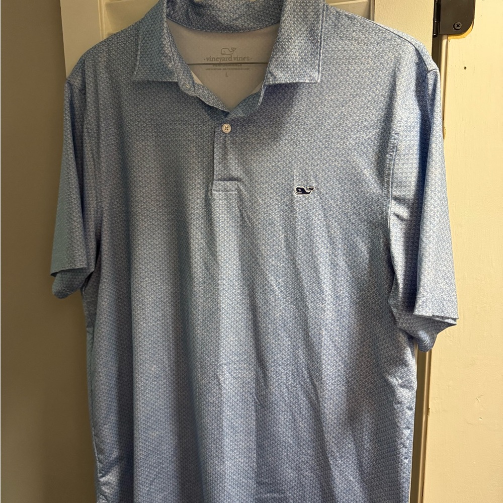 Vineyard Vines Blue Polo Shirt Classic Style